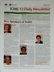 ICME12DailyNewsletterJuly10-2012