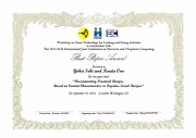 Best Paper Award, CEA2014 in conjunction with the ACM UbiComp 2014