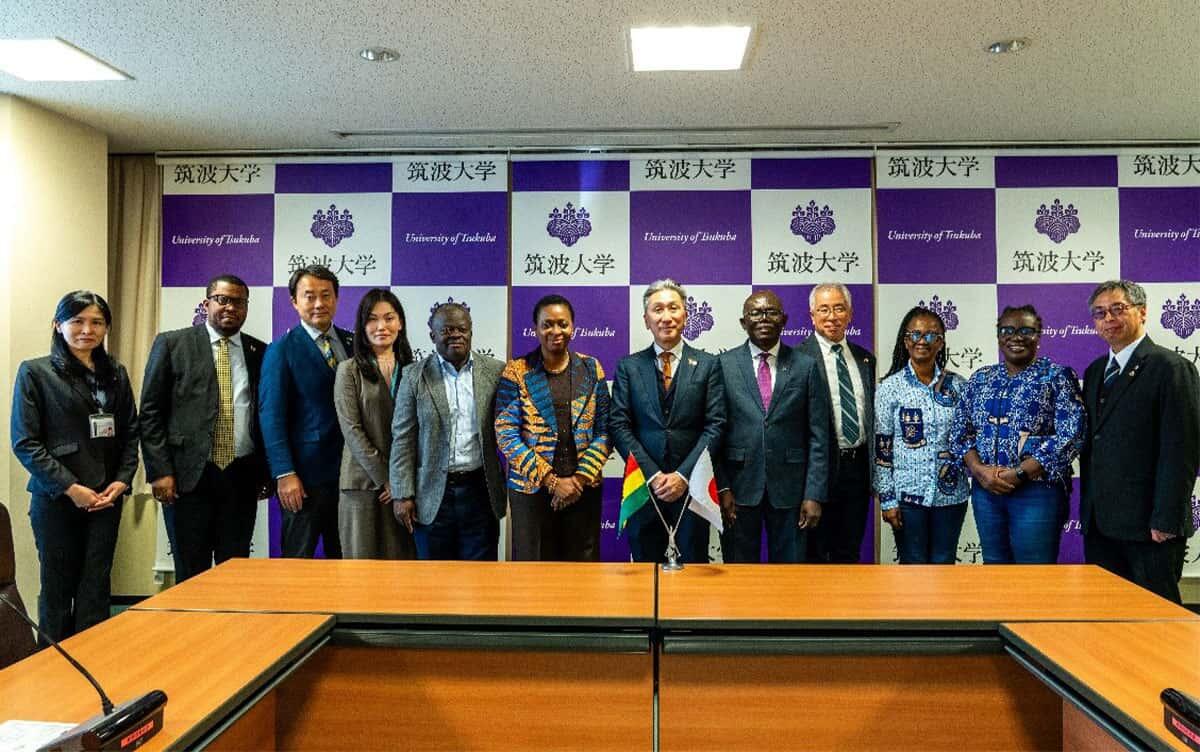 Ghanaian Ambassador to Japan and University of Ghana Vice President Visit University of Tsukuba 