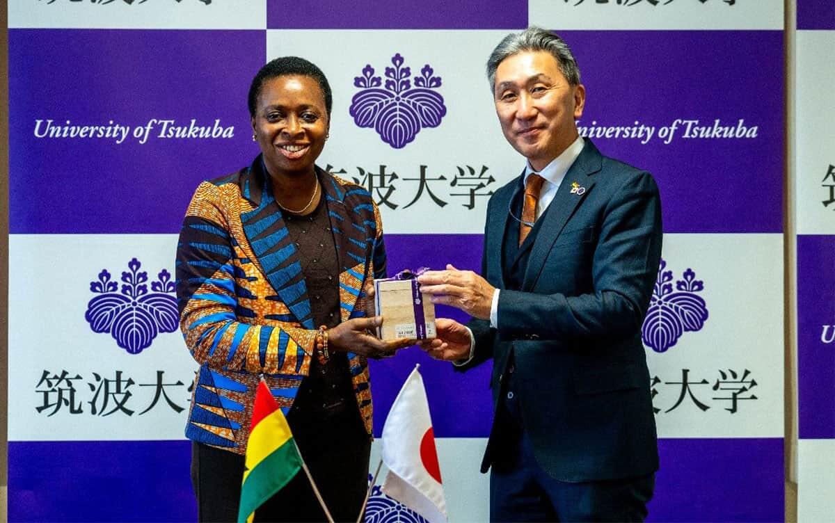 Ghanaian Ambassador to Japan and University of Ghana Vice President Visit University of Tsukuba 