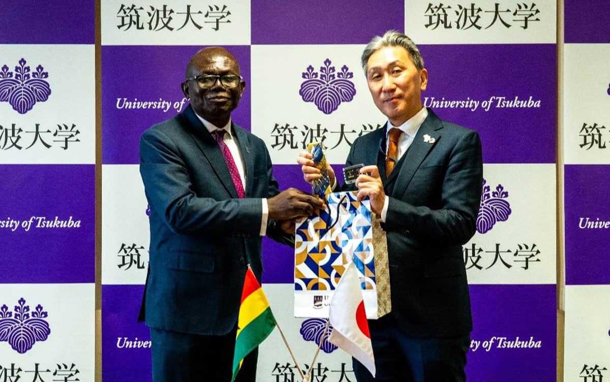 Ghanaian Ambassador to Japan and University of Ghana Vice President Visit University of Tsukuba 