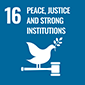 16: PEACE, JUSTICE AND STRONG INSTITUTIONS