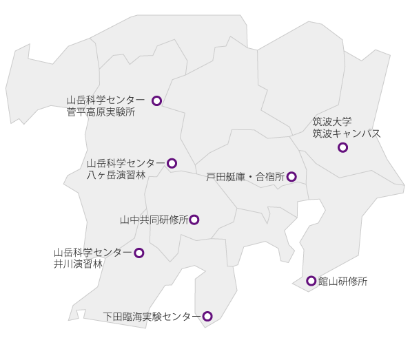 国内関連施設マップ