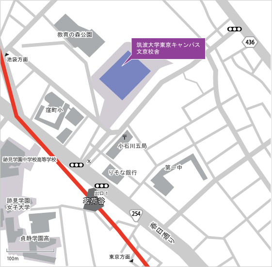 東京キャンパス文京校舎　アクセスマップ