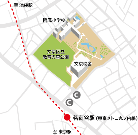 東京キャンパスマップ
