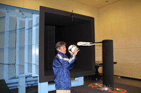 筑波大学自慢の風洞実験装置
