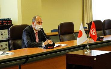 H. E. Mr. Mohamed ELLOUMI, Ambassador Extraordinary and Plenipotentiary of the Republic of Tunisia to Japan)