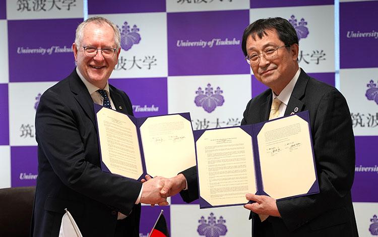 ボン大学Michael Hoch学長と永田学長