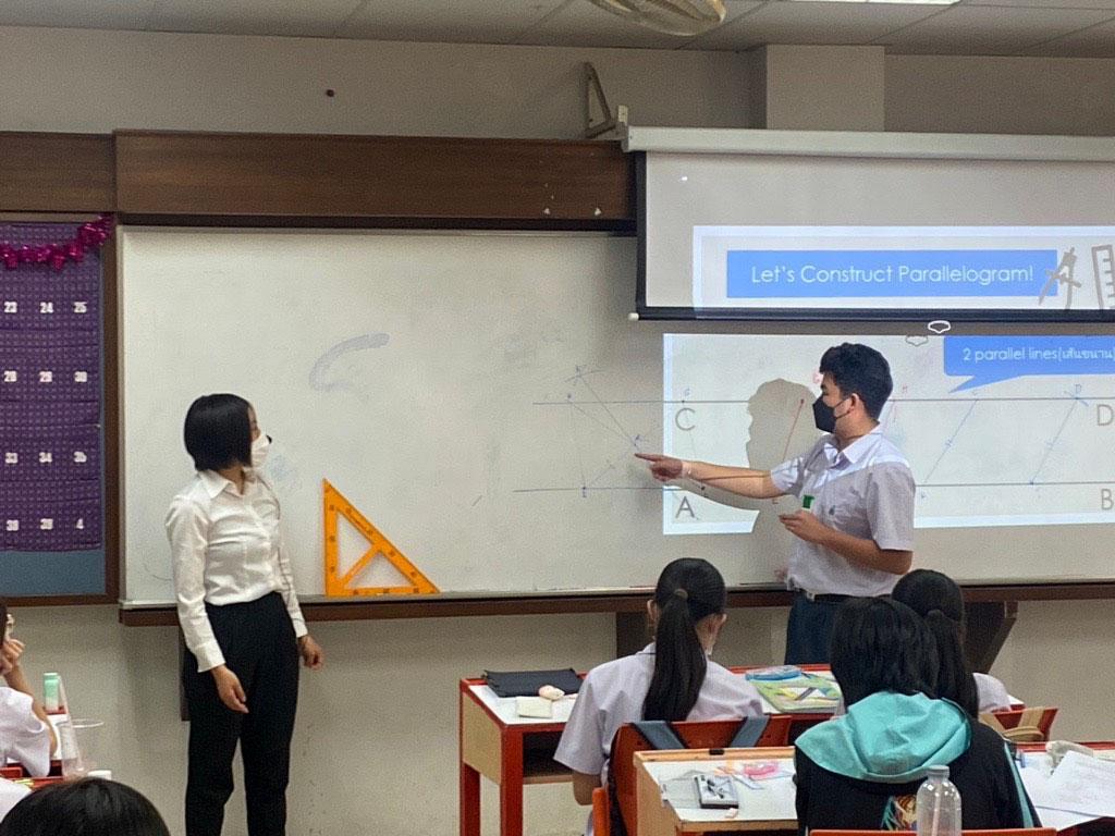 タイの協定校での実習授業の様子