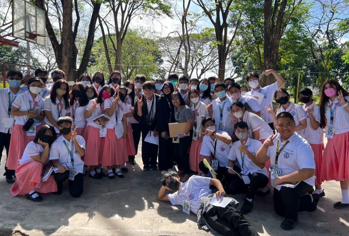 Group Photo with the students of Central Luzon State University