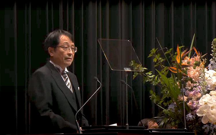 Welcome address by the President NAGATA