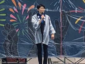 本間副学長による本祭オープニング挨拶