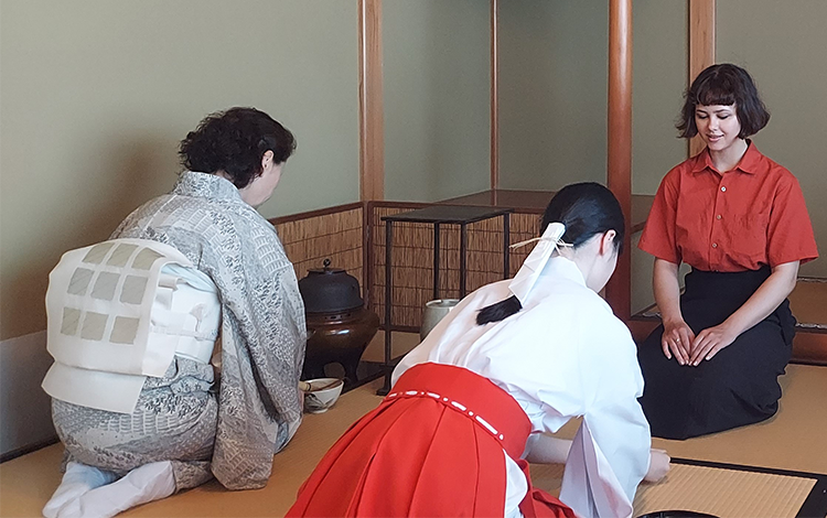 お茶会の様子
