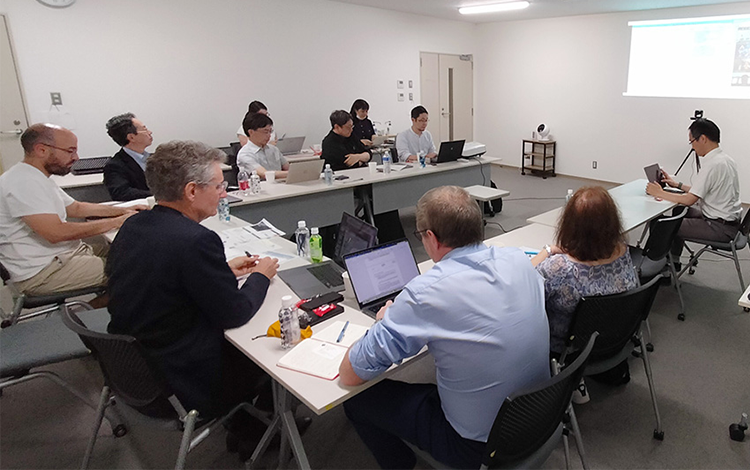 Scene of the Strategic Committee meeting (at University of Tsukuba)
