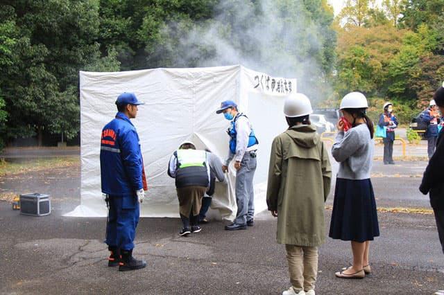 煙体験による訓練