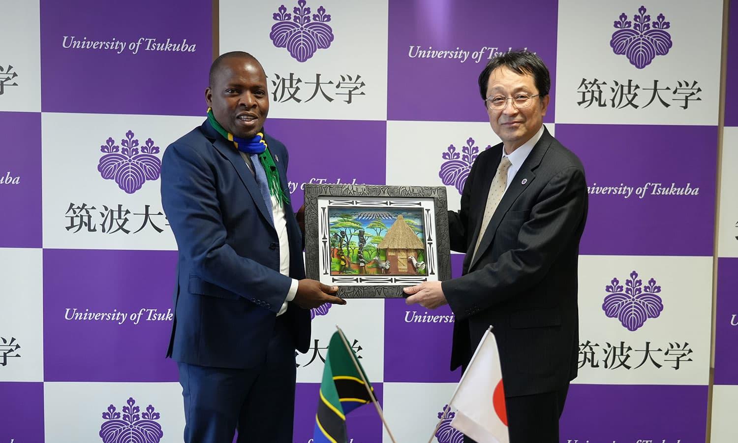 Permanent Secretary Msigwa and President NAGATA