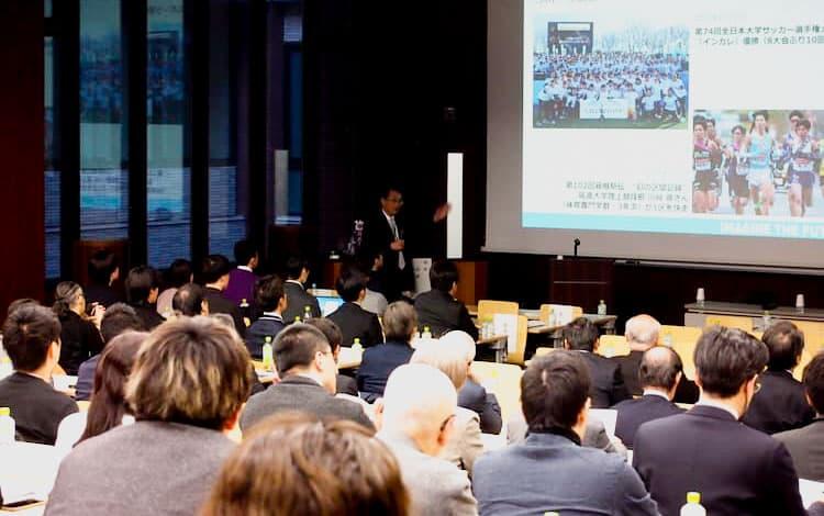 永田学長による講演